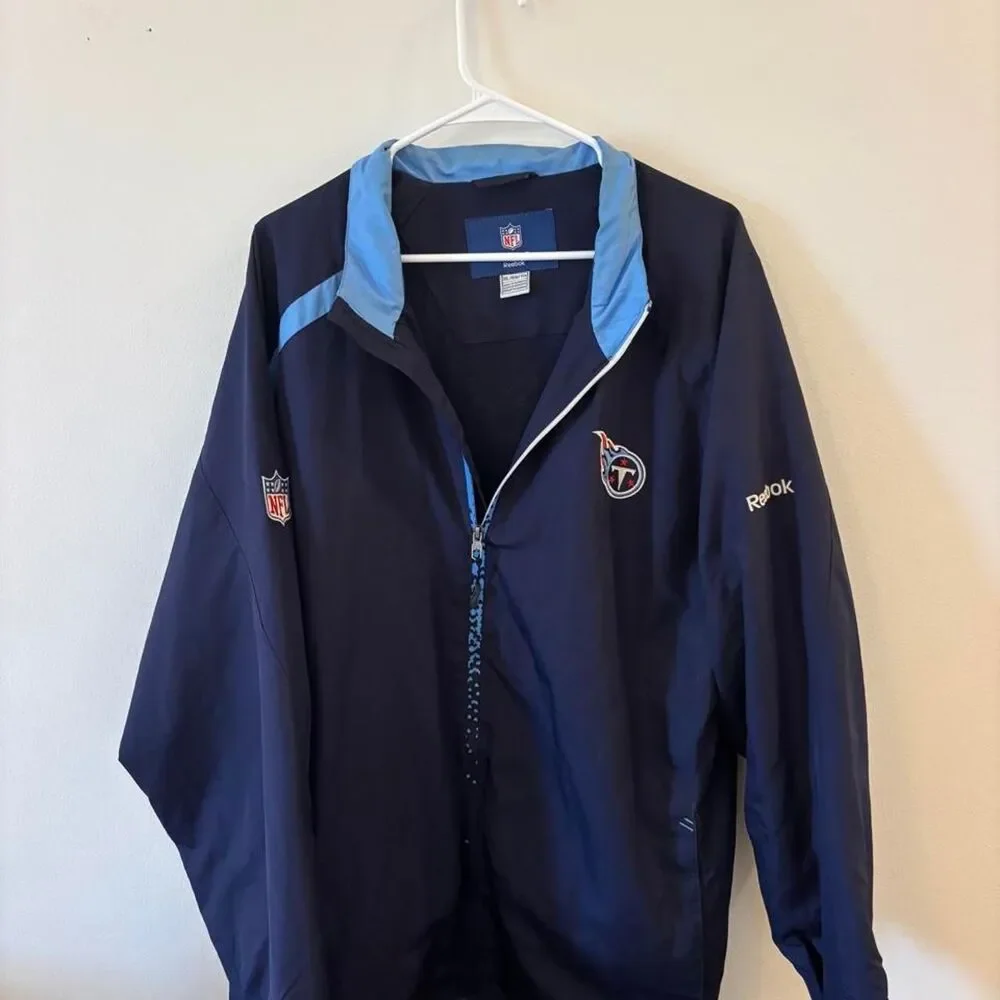Nfl Men's Navy and Blue Jacket